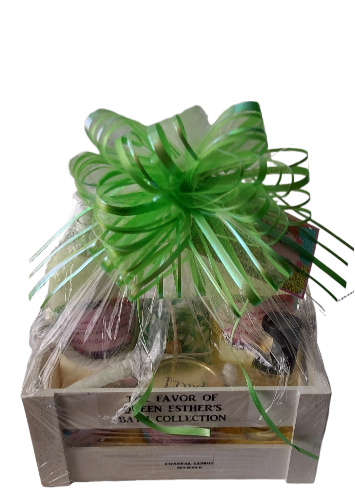 Coastal Lemon Myrtle Fragrance Hanging Crate Basket - 6 piece set