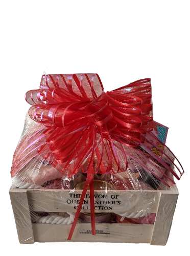 Japanese Cherry Blossom Fragrance Hanging Crate Basket - 6 piece set