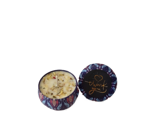 Frankincense & Myrrh Fragrance Candles (Pure Organic Soy Wax - No coloring)