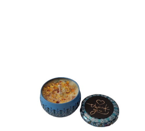 Sweet Honeysuckle Fragrance Candles ( Pure Organic Soy Wax - No coloring)