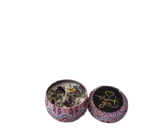 True Lilac Fragrance Candles (Pure Organic Soy Wax - No coloring)