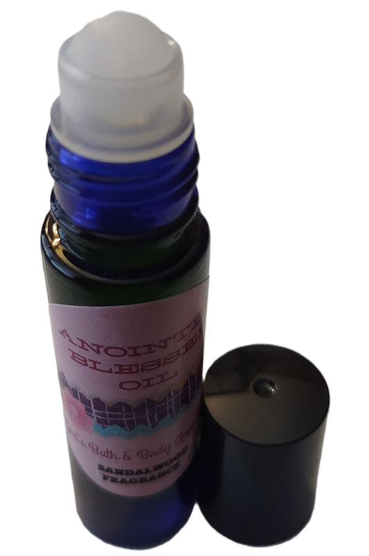 Sandalwood Anointed Blessed Oil 1/3oz roll-on bottle