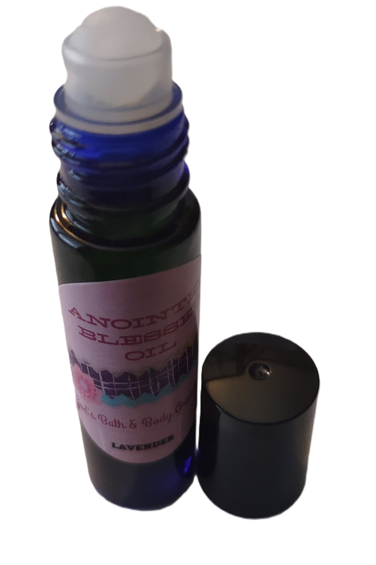 Lavender anointed blessed oil - 1/3oz roll-on bottle