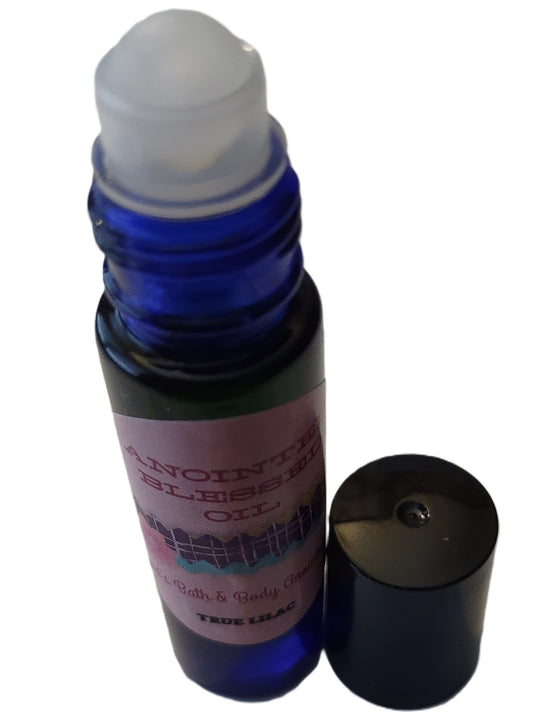 True Lilac anointed blessed oil - 1/3oz roll-on bottle