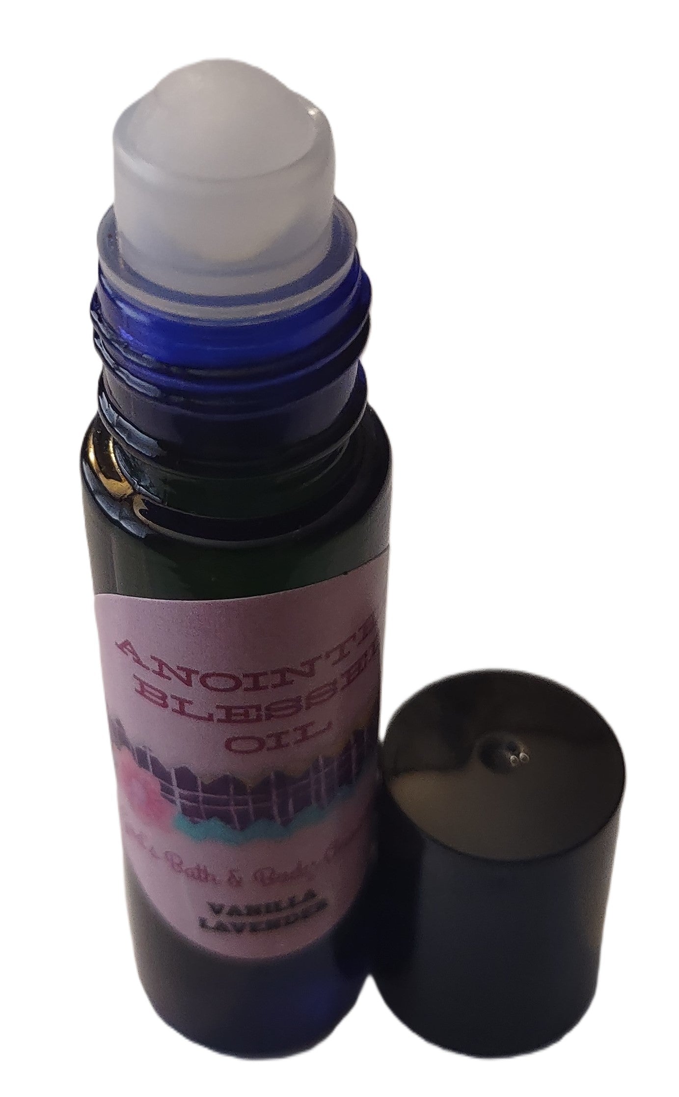 Vanilla Lavender anointed blessed oil - 1/3oz roll-on bottle
