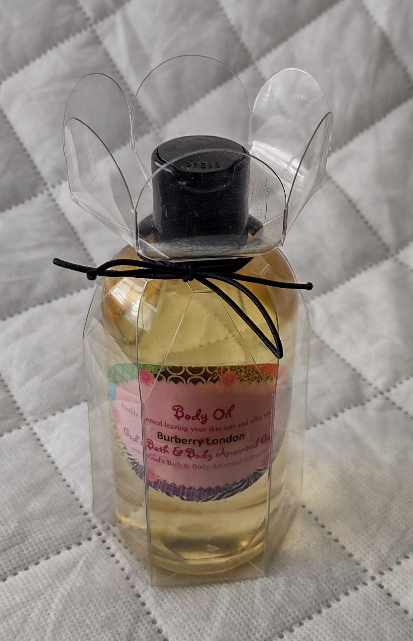Burberry London Moisturizing Massage/Body Oil for women - 8oz - our impression.