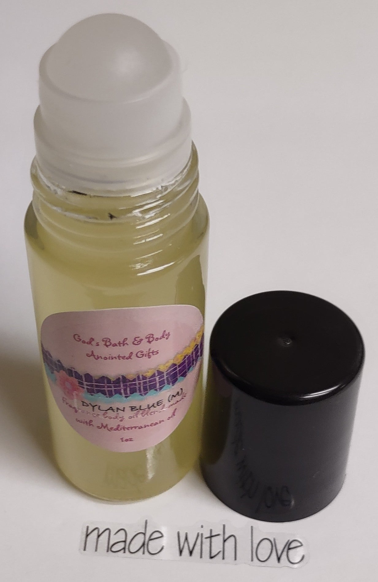 Moisturizing fragrance roll-on body oil blend - 1oz bottle