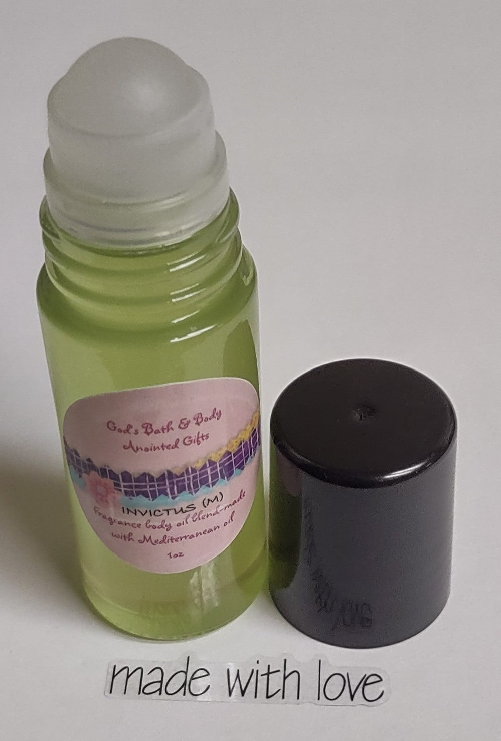 Moisturizing fragrance roll-on body oil blend - 1oz bottle