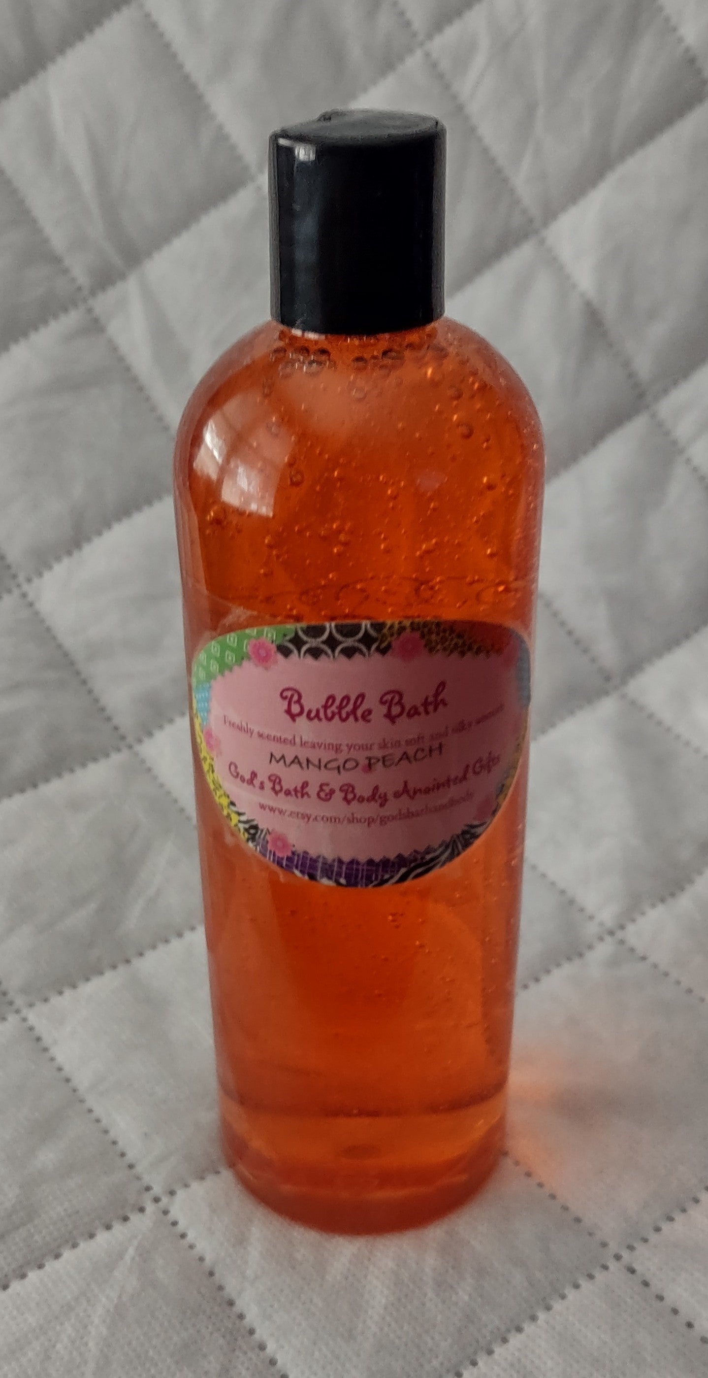 Mango Peach Moisturizing Bubble Bath 16oz