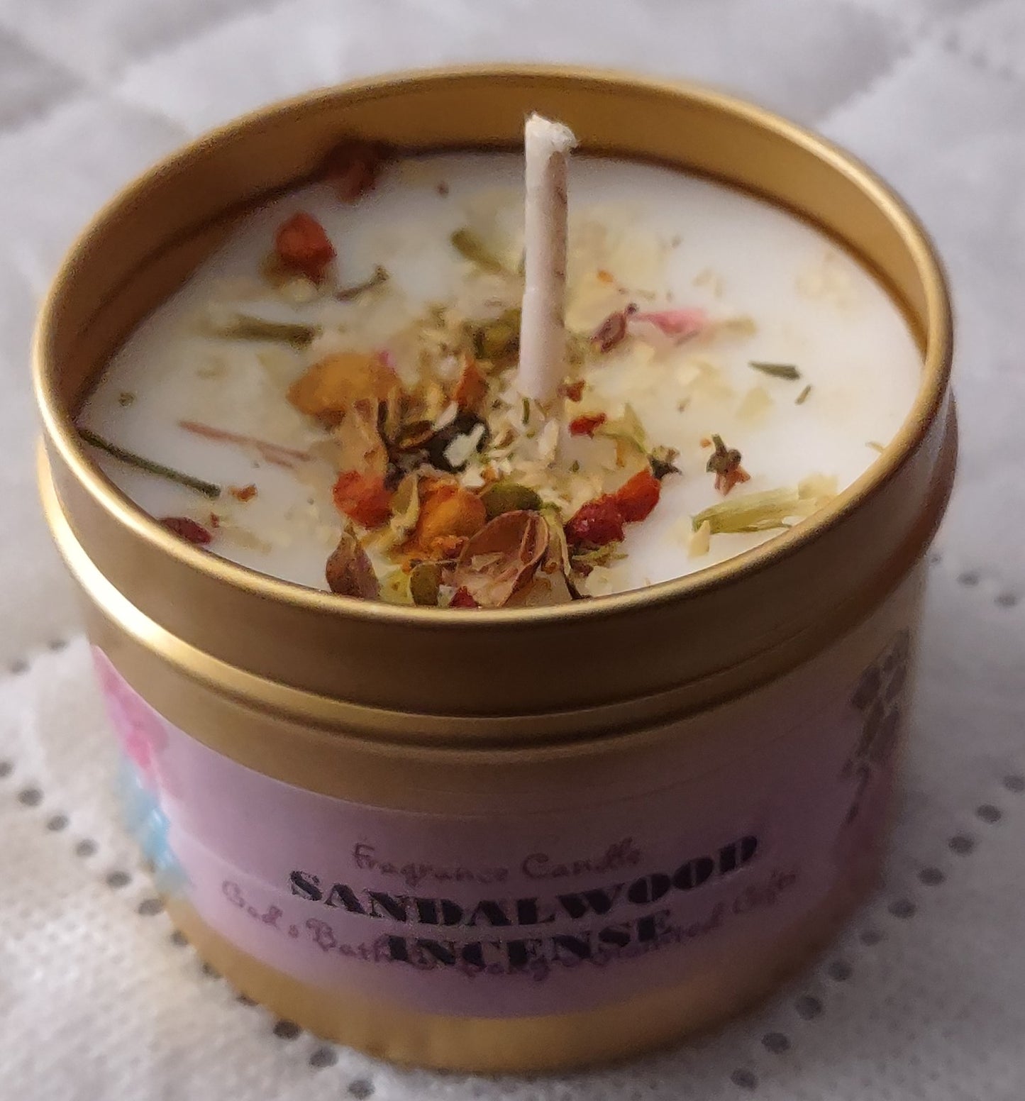 Sandalwood Incense - 4oz metallic tin can with lid