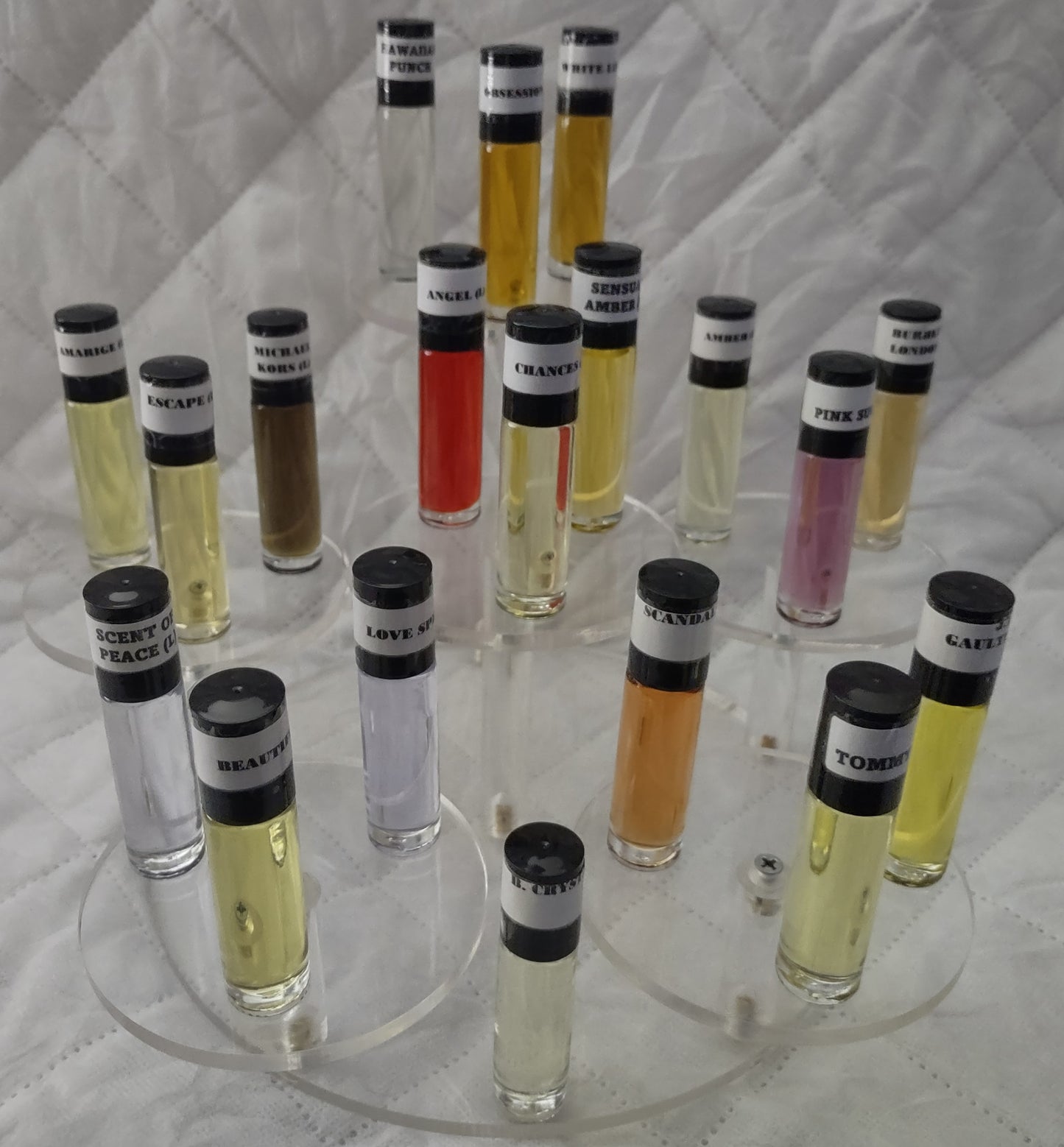 Pure roll-on fragrance body oils
