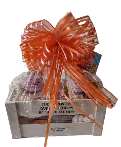 Cocoa Butter Cashmere Fragrance Hanging Crate Basket - 6 piece set