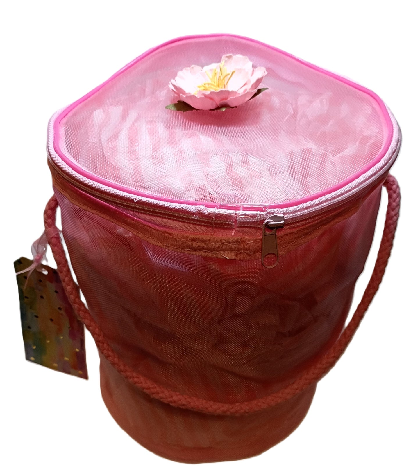 Japanese Cherry Blossom Fragrance Hanging Crate Basket - 6 piece set