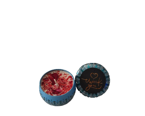 Sweet Strawberry Fragrance Candles (Pure Organic Soy Wax - No coloring)