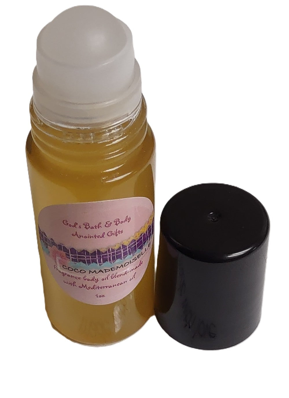 Moisturizing fragrance roll-on body oil blend - 1oz bottle
