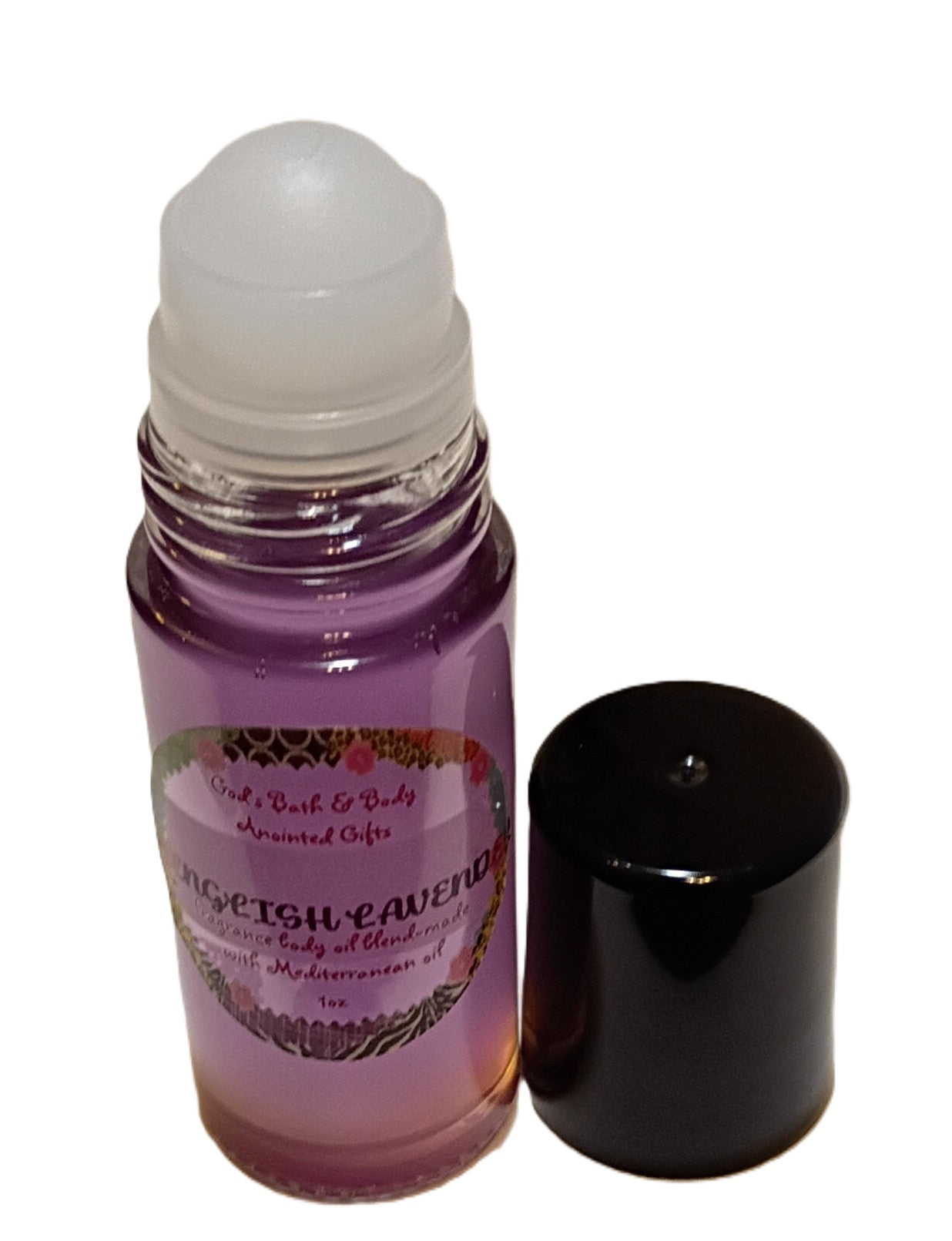 Moisturizing fragrance roll-on body oil blend - 1oz bottle