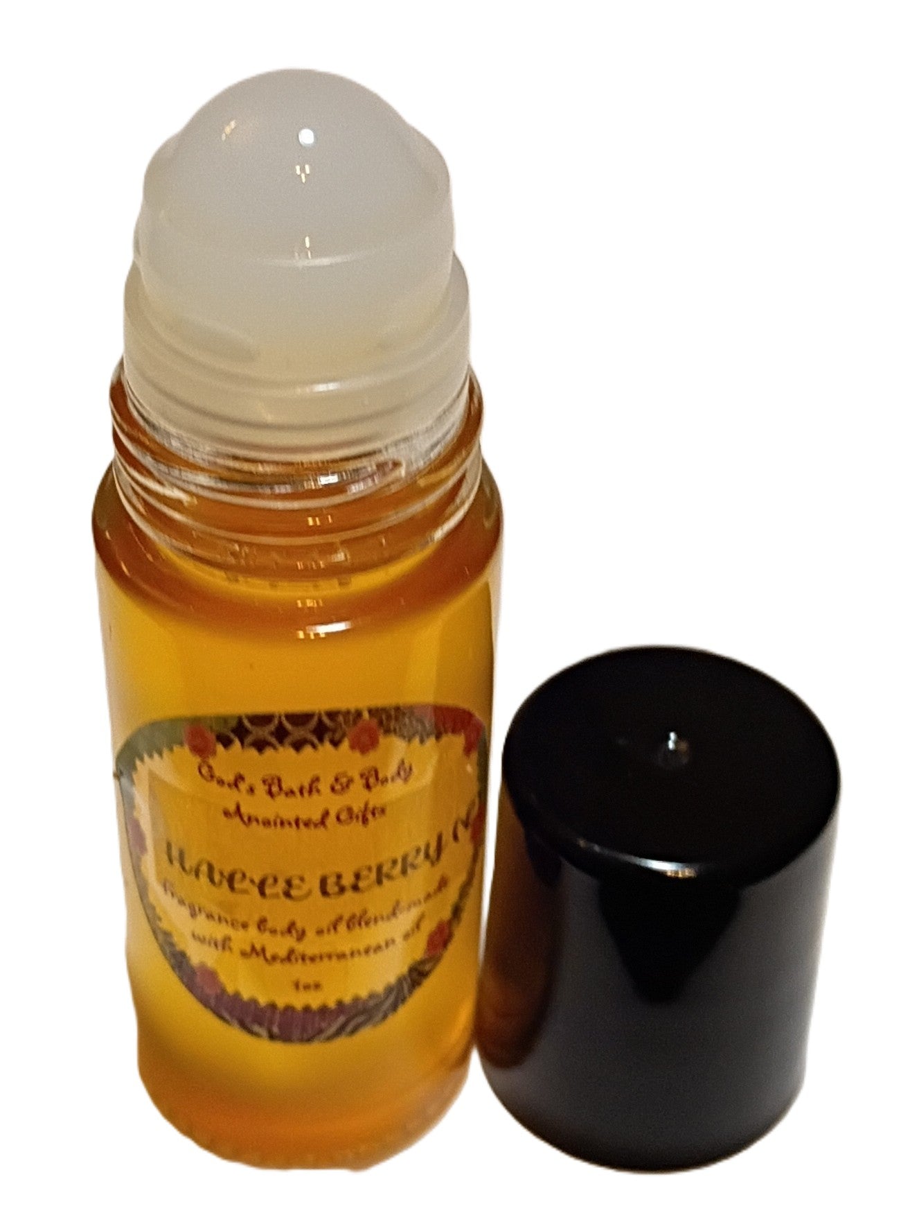 Moisturizing fragrance roll-on body oil blend - 1oz bottle