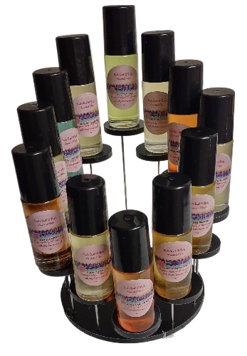 Moisturizing fragrance roll-on body oil blend - 1oz bottle
