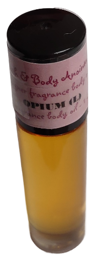 Our impression of - Opium roll-on fragrance body oil for women