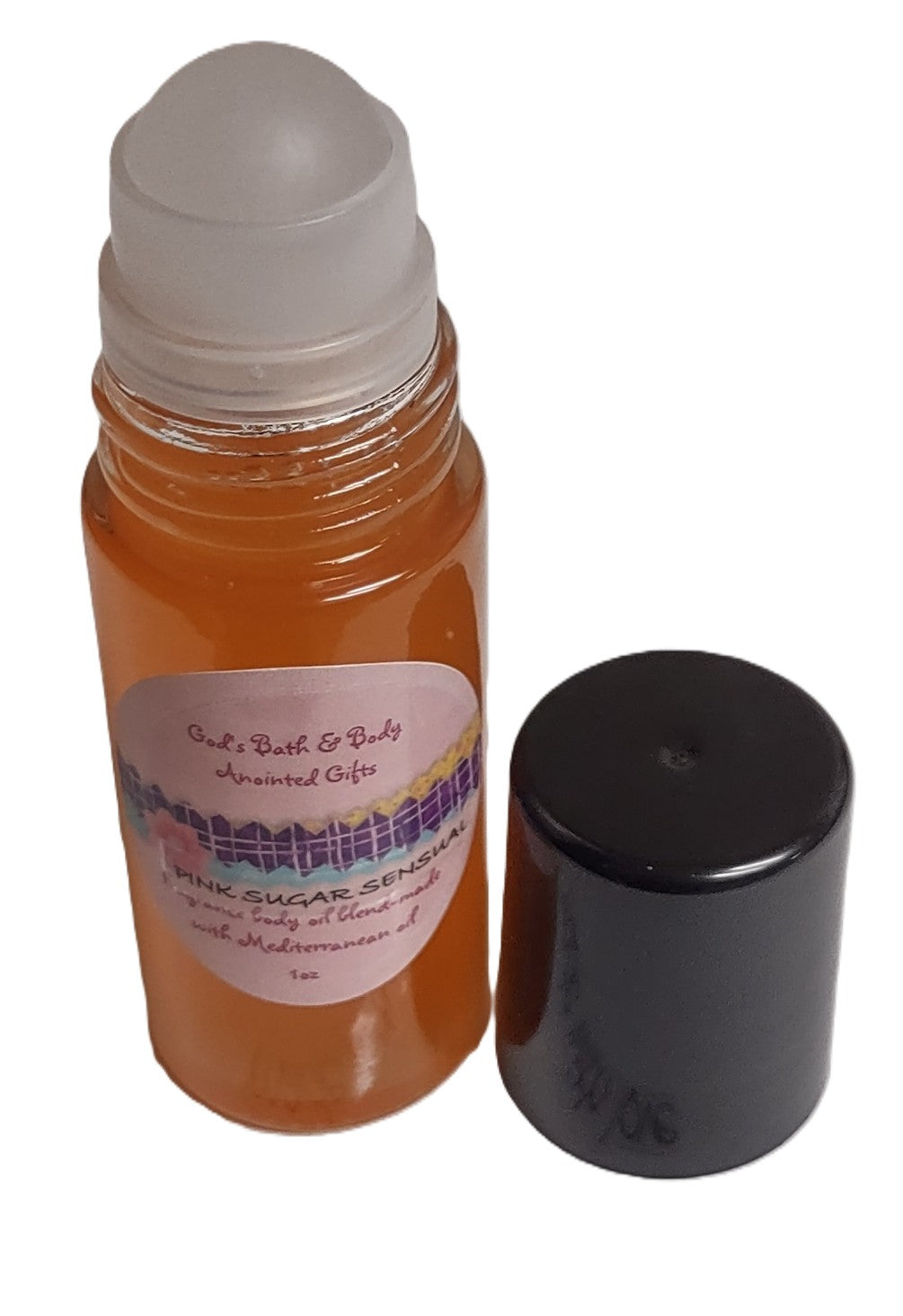 Moisturizing fragrance roll-on body oil blend - 1oz bottle