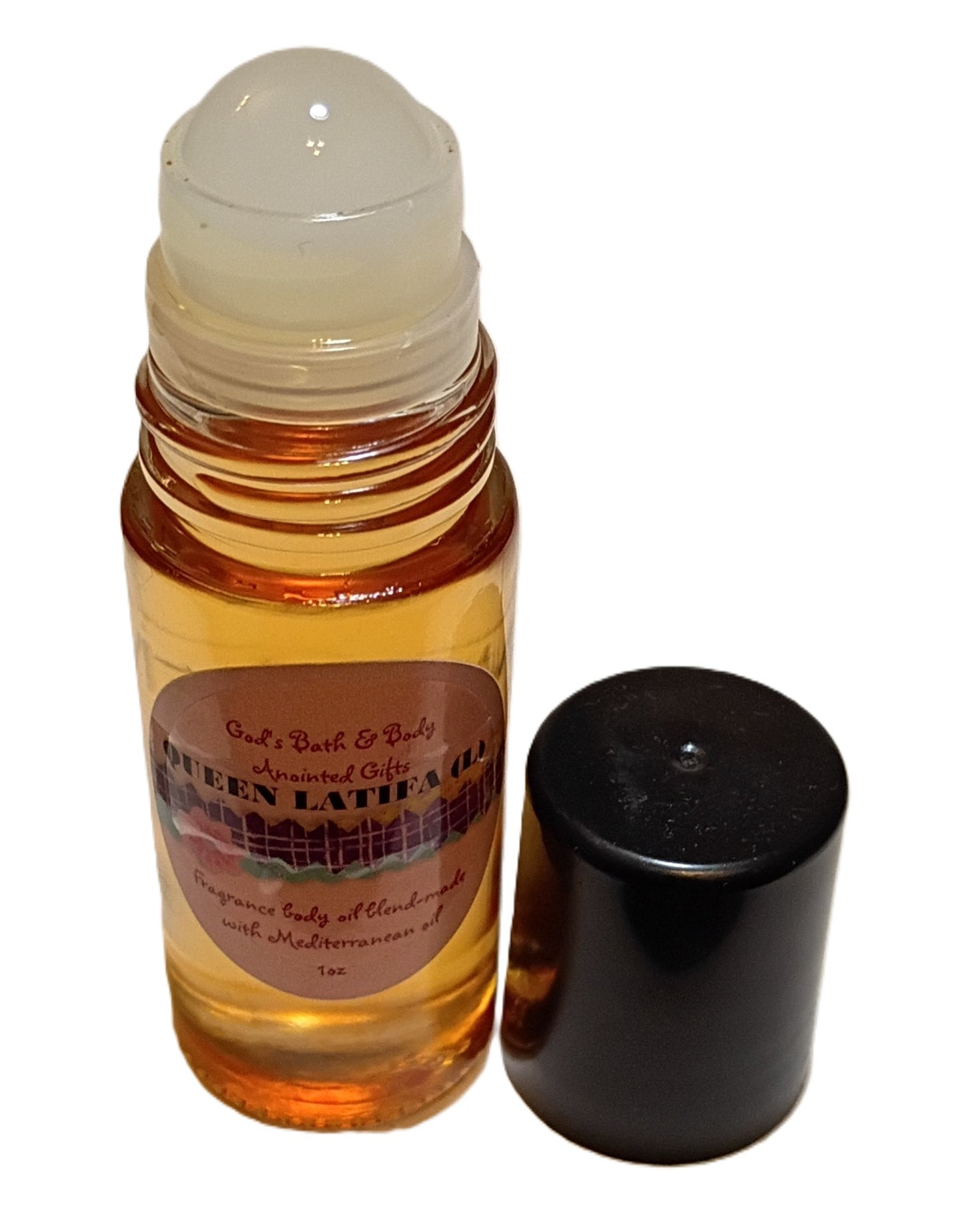 Moisturizing fragrance roll-on body oil blend - 1oz bottle