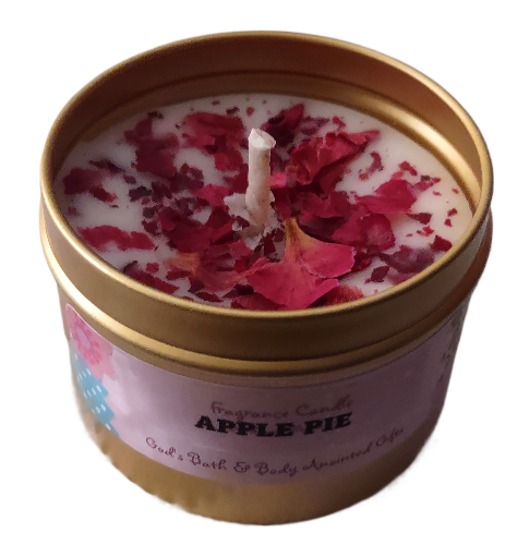 Apple Pie - 4oz metallic tin can with lid