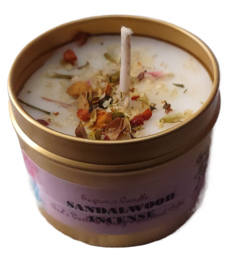 Sandalwood Incense - 4oz metallic tin can with lid