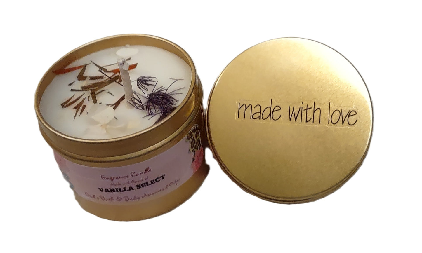 Vanilla Select - 4oz metallic tin can with lid