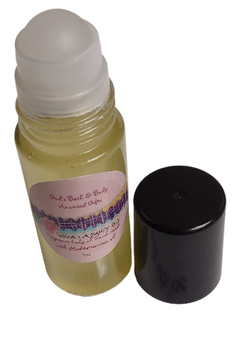 Moisturizing fragrance roll-on body oil blend - 1oz bottle