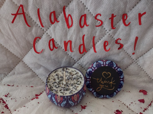 Soy Wax Lavender Candle  - Alabaster Fragrance Candle