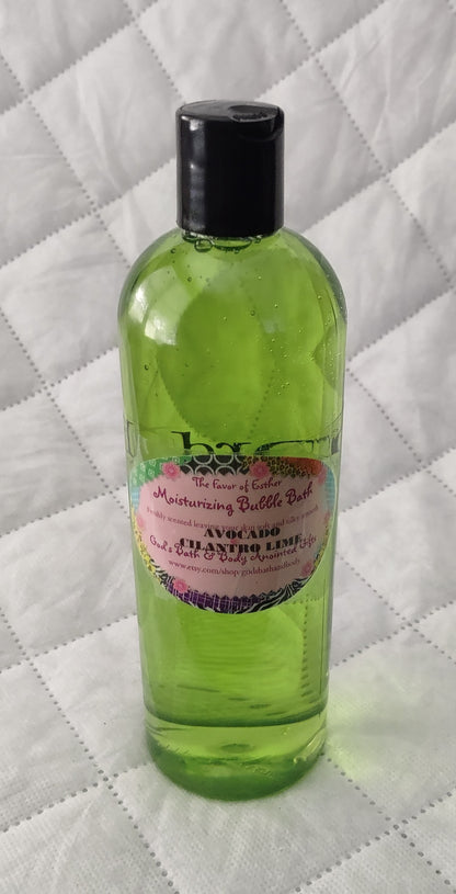 Avocado Cilantro Lime Moisturizing Bubble Bath -16oz