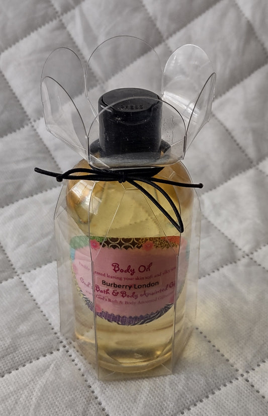Burberry London Moisturizing Massage/Body Oil for women - 8oz - our impression.