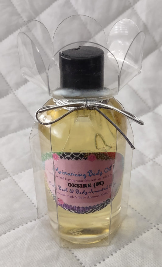 Desire Moisturizing Massage/Body Oil for men 8oz