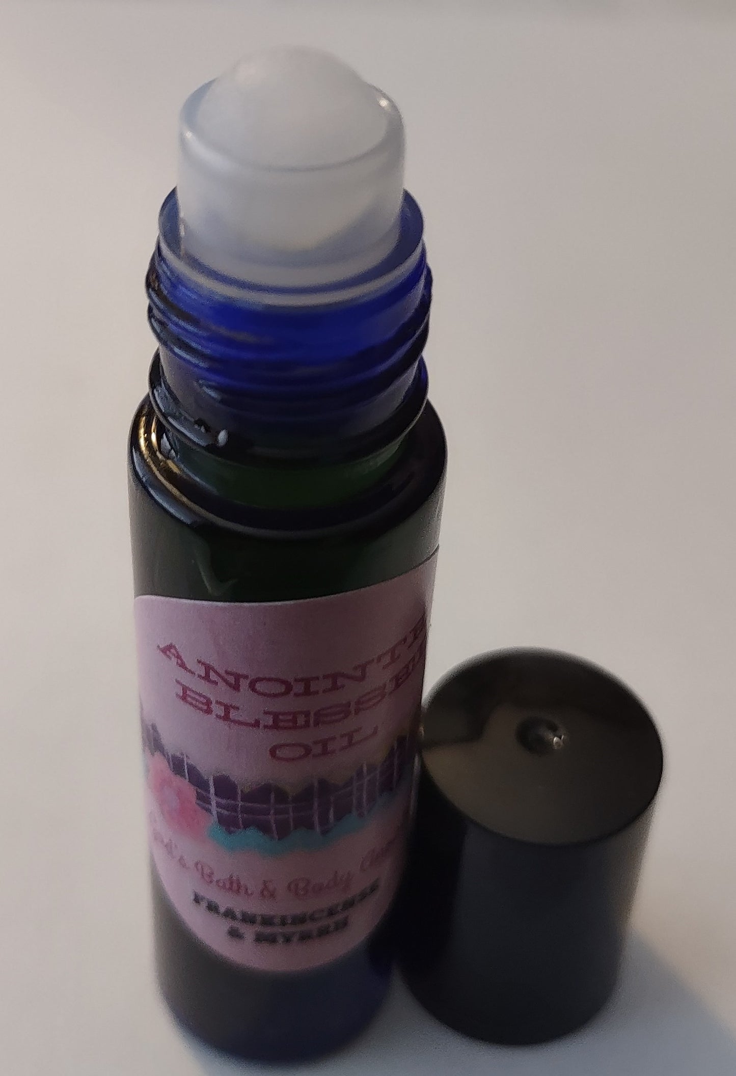 Frankincense and Myrrh anointed blessed oil 1/3oz roll-on bottle