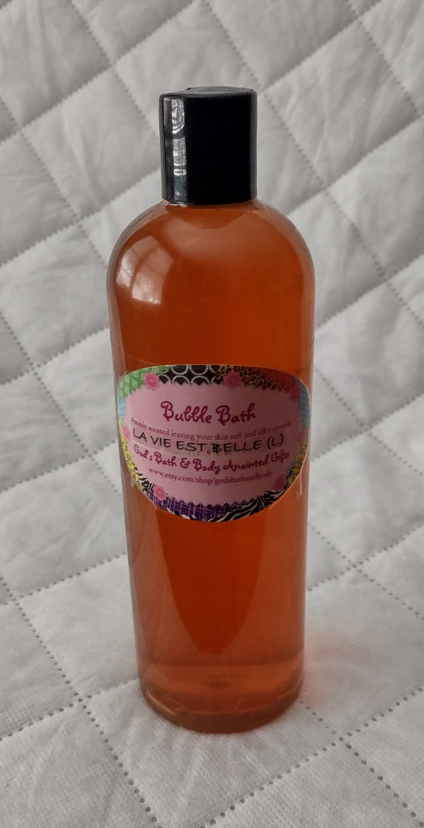 La Vie Est Belle Moisturizing Bubble Bath - 16oz - our impression.