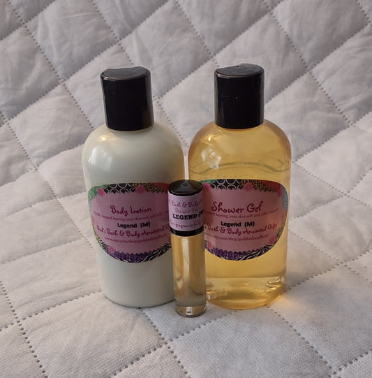 Legend Moisturizing 3 Piece Bath Set for men - our impression.