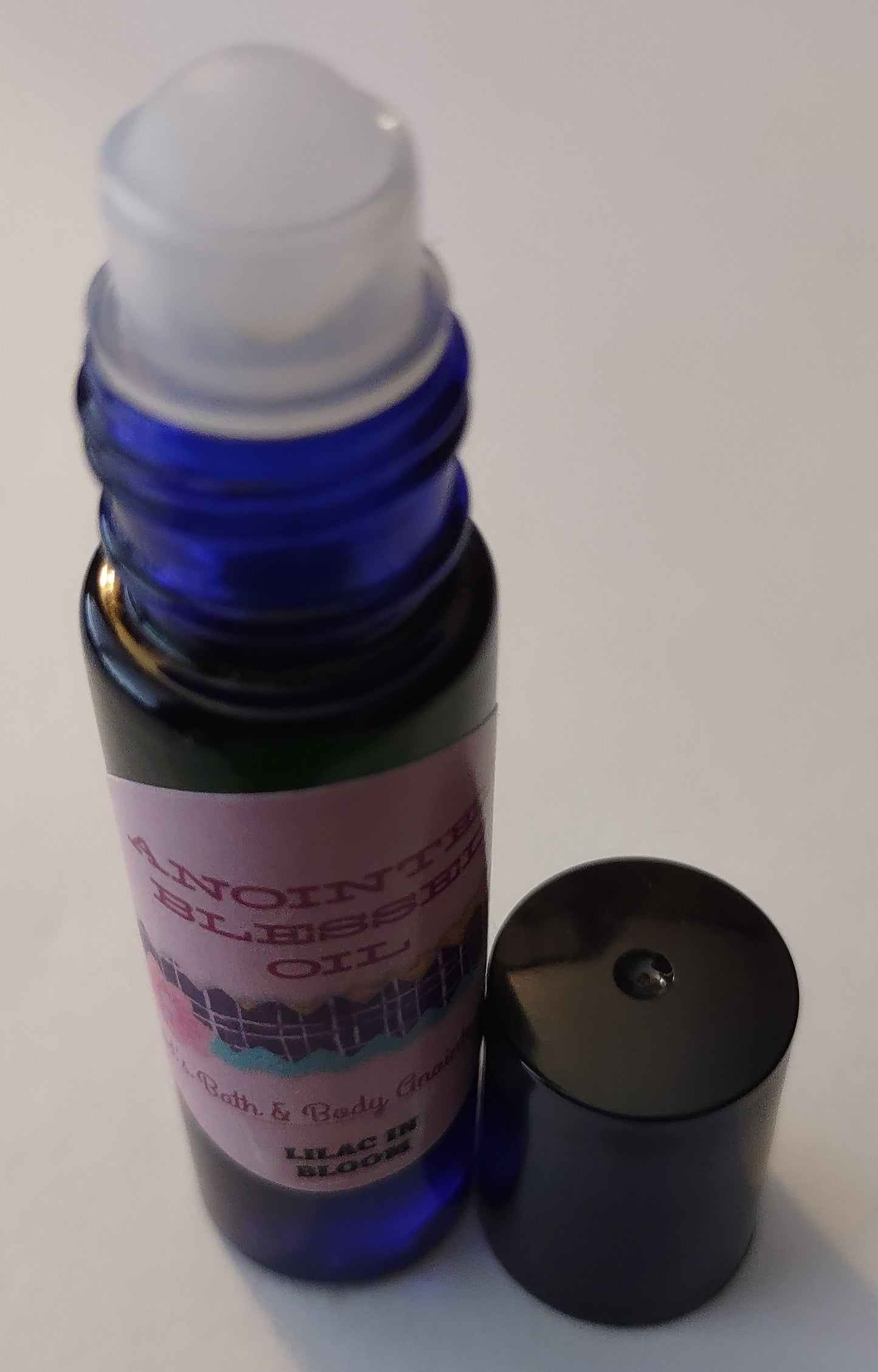 Lilac in Bloom anointed blessed oil - 1/3oz roll-on bottle