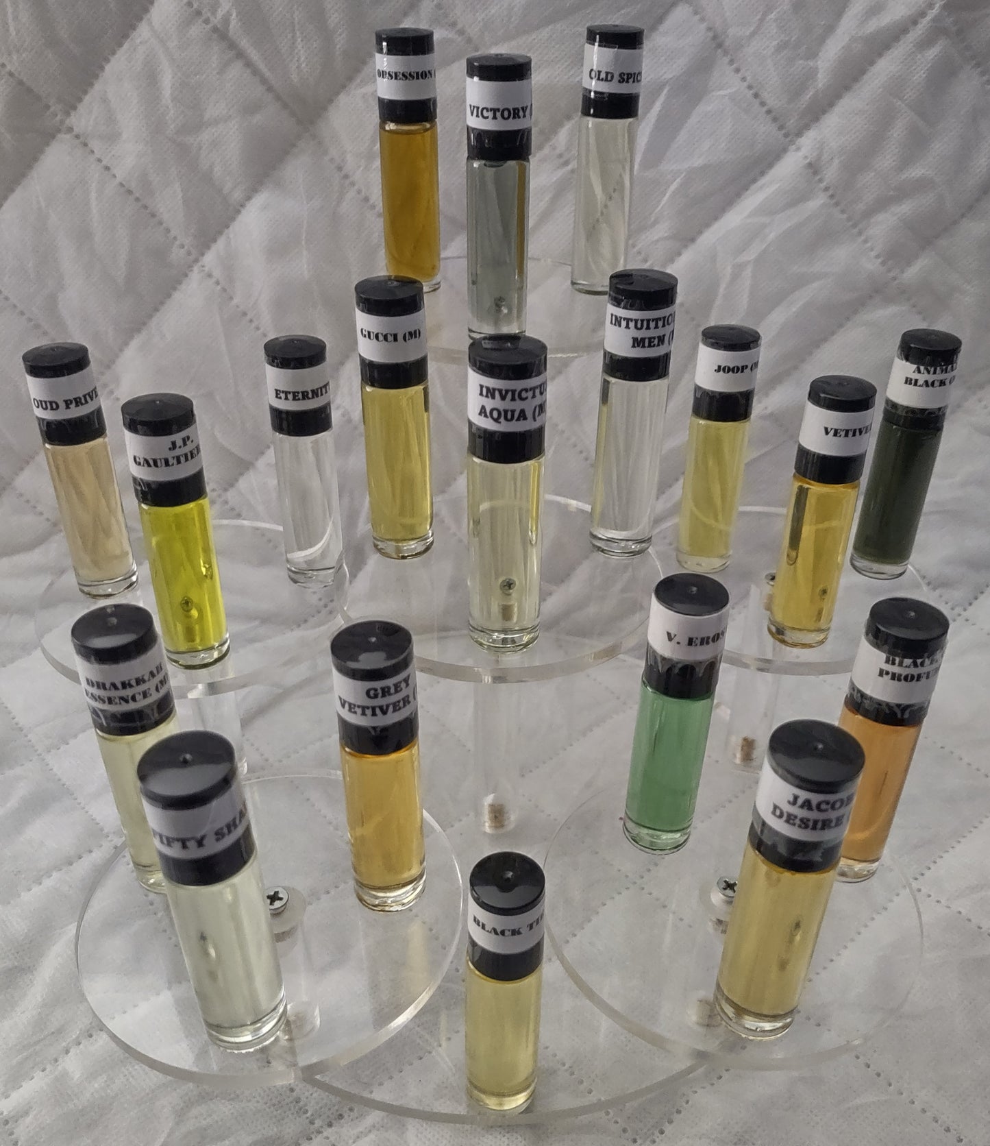 Pure roll-on fragrance body oils