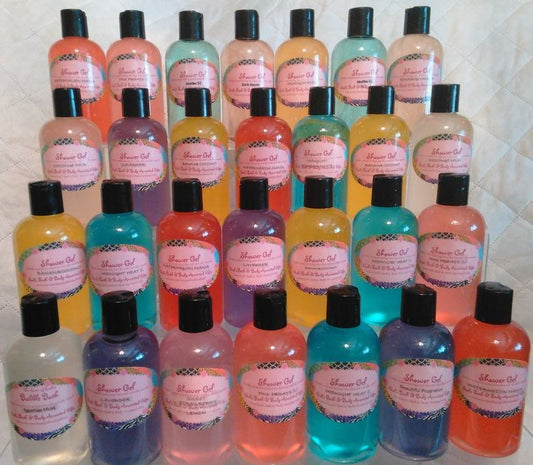 Amber Vanilla Fragrance Moisturizing Shower Gel - 8oz bottle