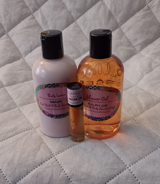 Ralph Moisturizing 3 Piece Bath Set for men - our impression.