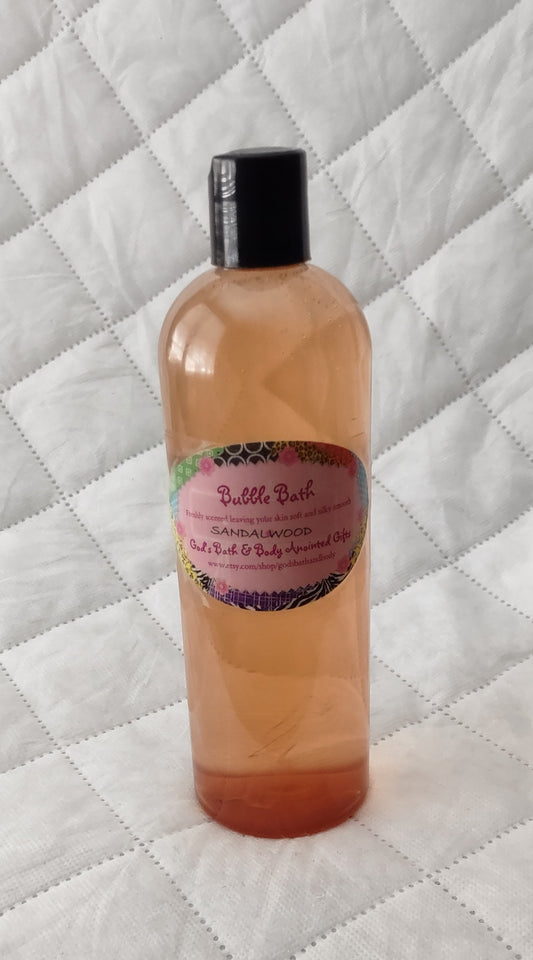 Sandalwood Fragrance Moisturizing Bubble Bath 16oz