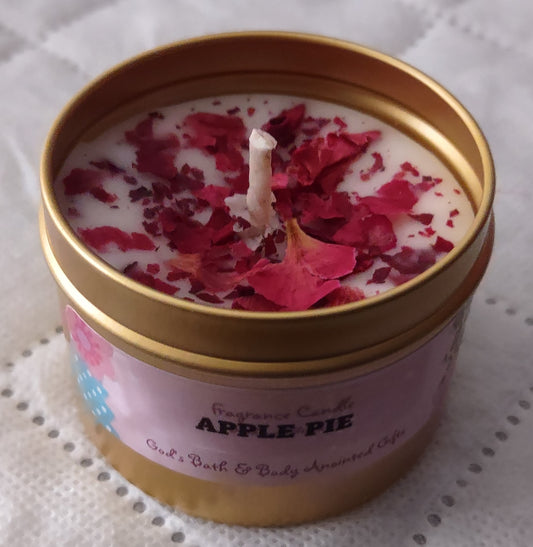 Apple Pie - 4oz metallic tin can with lid